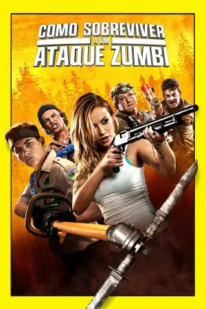Poster Como Sobreviver a um Ataque Zumbi