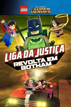 Poster LEGO Super Heroes: DC Liga da Justiça - Revolta em Gotham