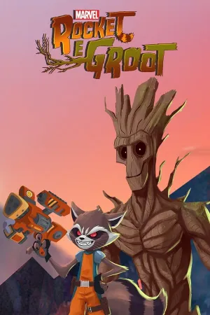 Poster Rocket e Groot