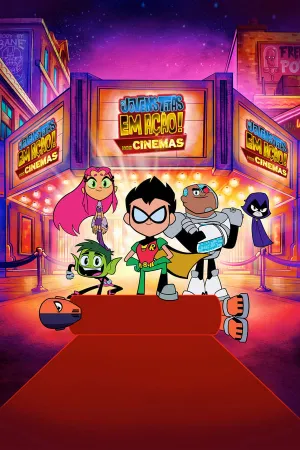 Poster Os Jovens Titãs em Ação! Nos Cinemas