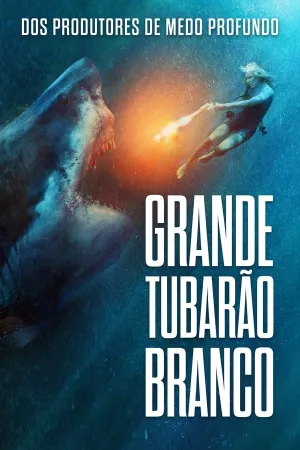 Poster Grande Tubarão Branco