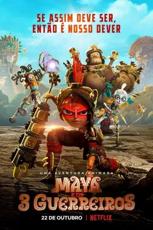 Poster Maya e os 3 Guerreiros