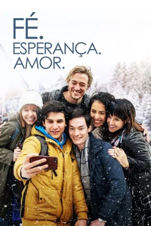 Poster Fé. Esperança. Amor.