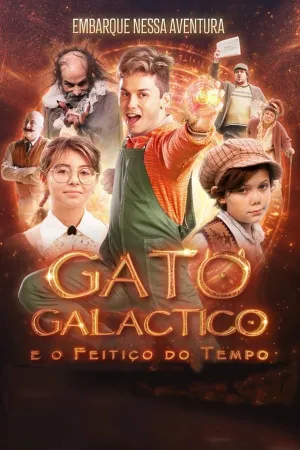 Poster Gato Galáctico e o feitiço do tempo