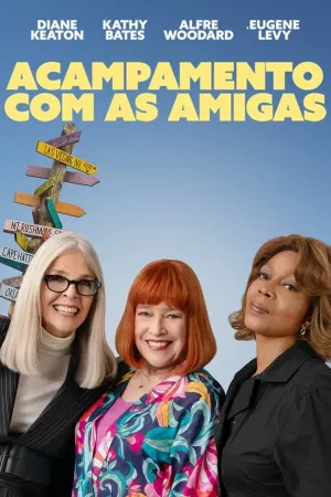 Poster Acampamento com as Amigas