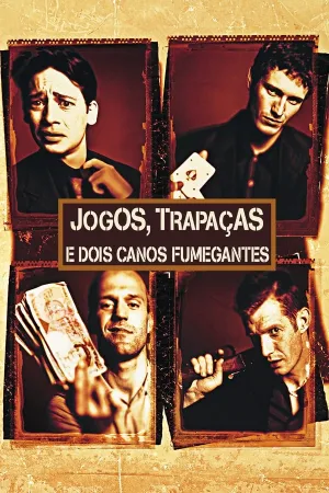 Poster Jogos, Trapaças e Dois Canos Fumegantes